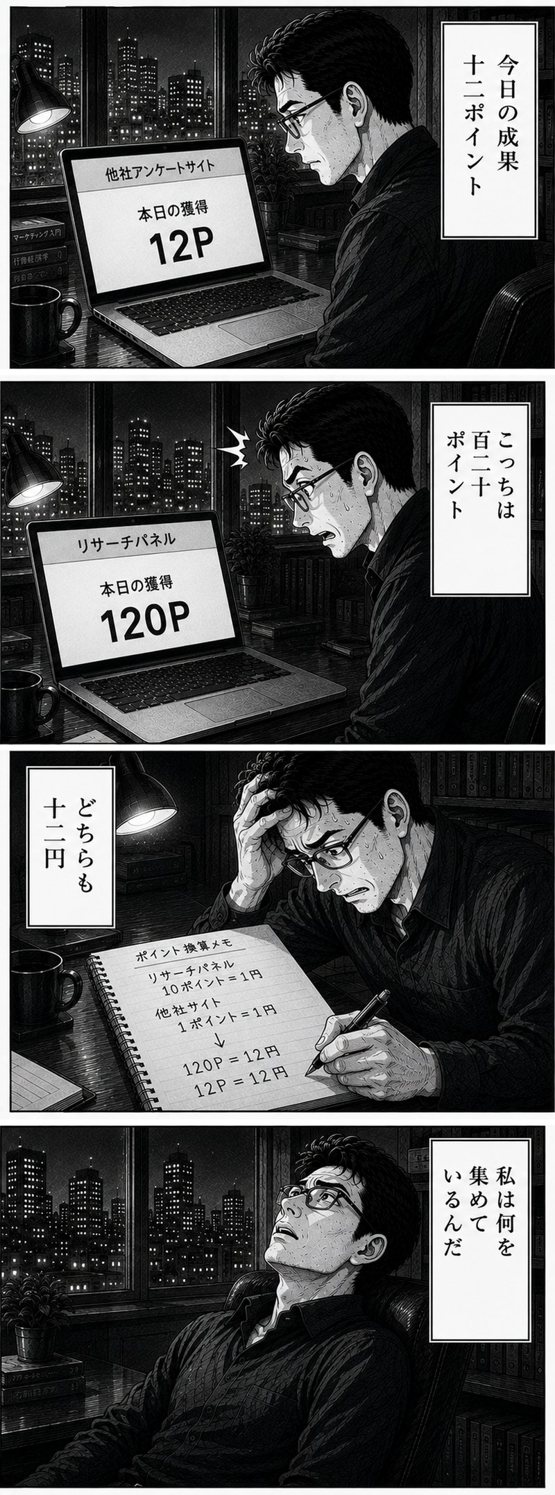 4コマ漫画 第5話 単位がわからない